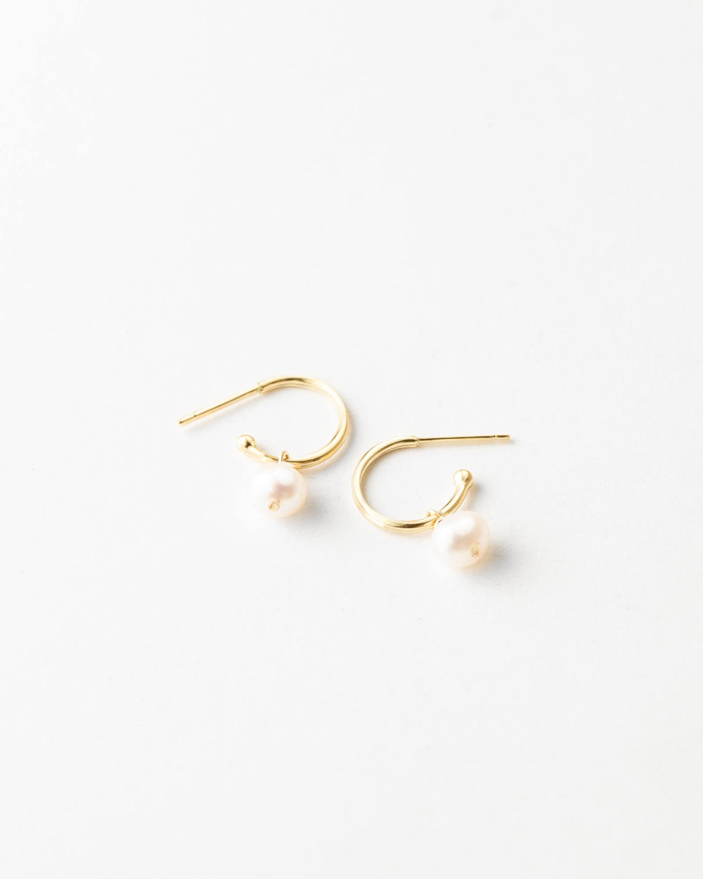 Sia Pearl Huggie Hoops