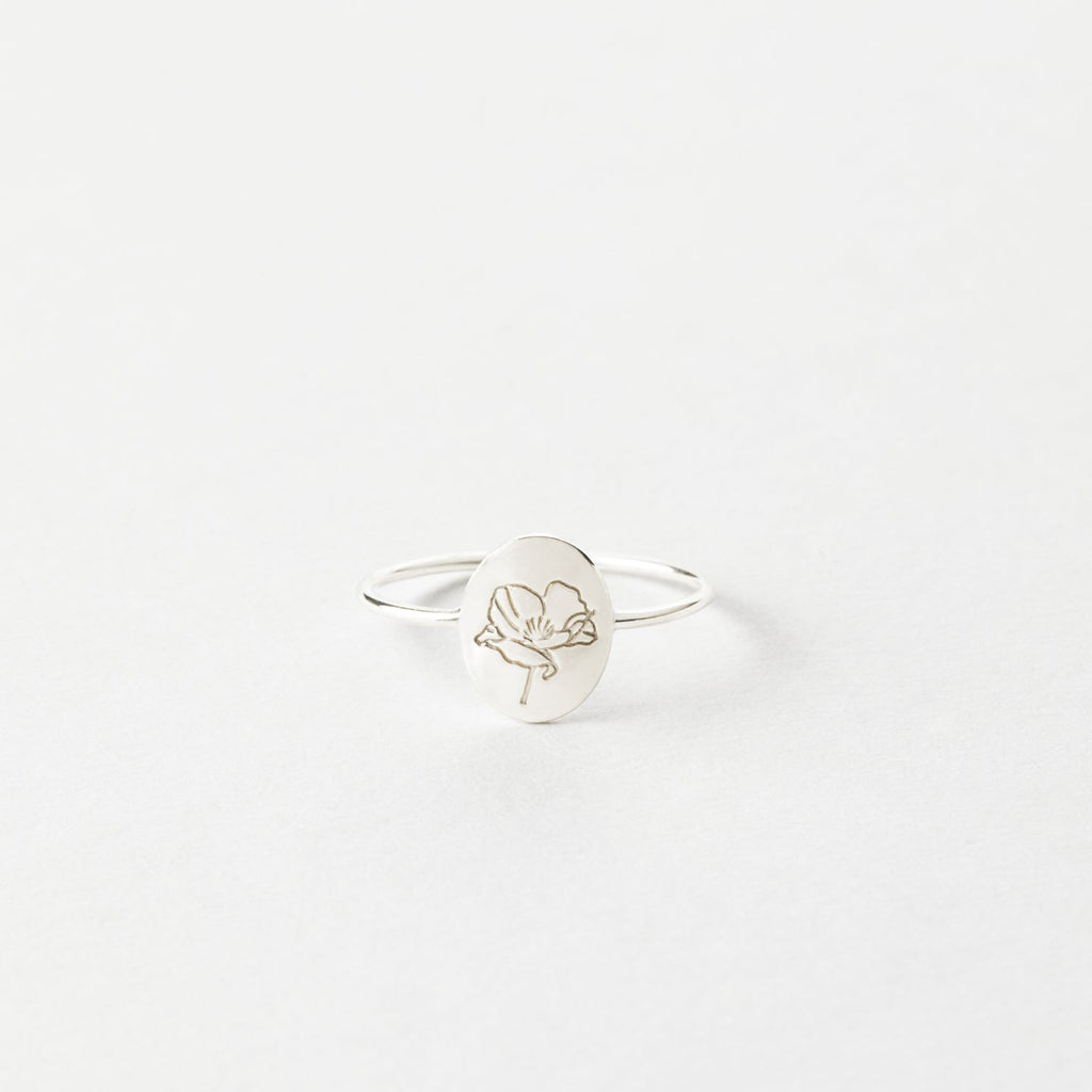 Birth Flower Ring