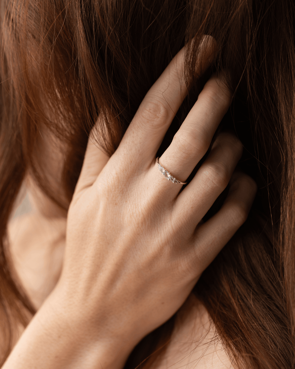 Aura Birthstone Marquise Ring
