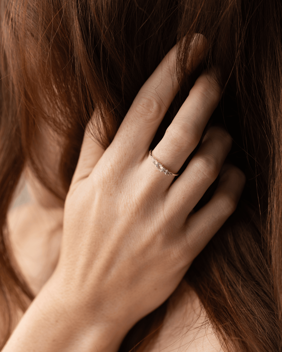 Aura Birthstone Marquise Ring