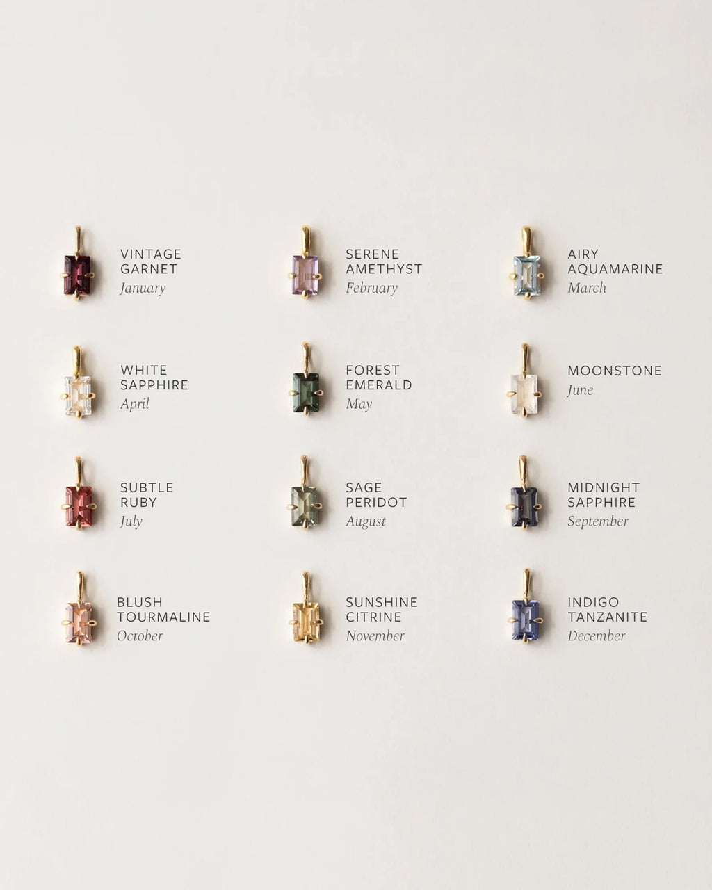 Grand Baguette Pendant