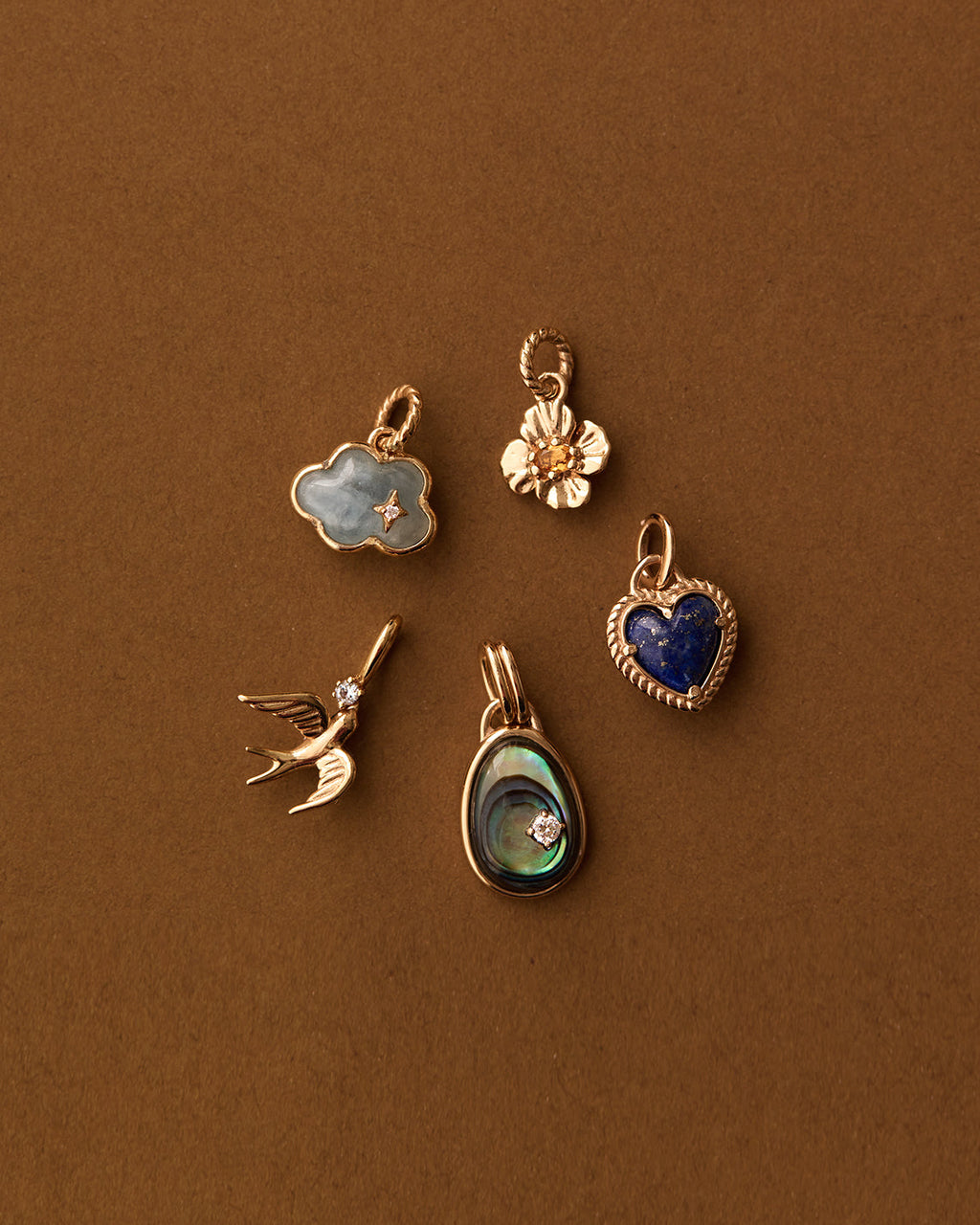 Aquamarine Cloud Charm