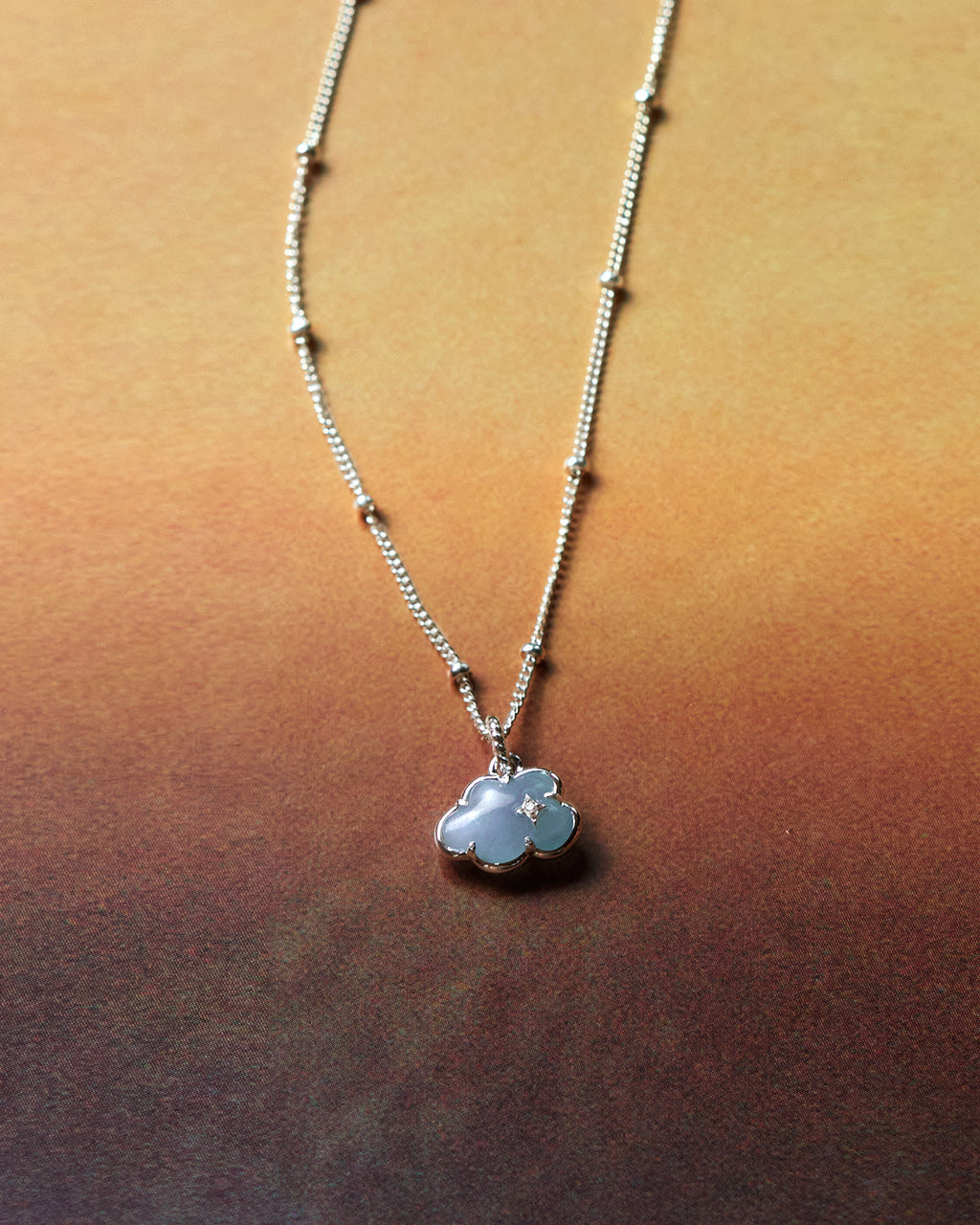 Aquamarine Cloud Charm