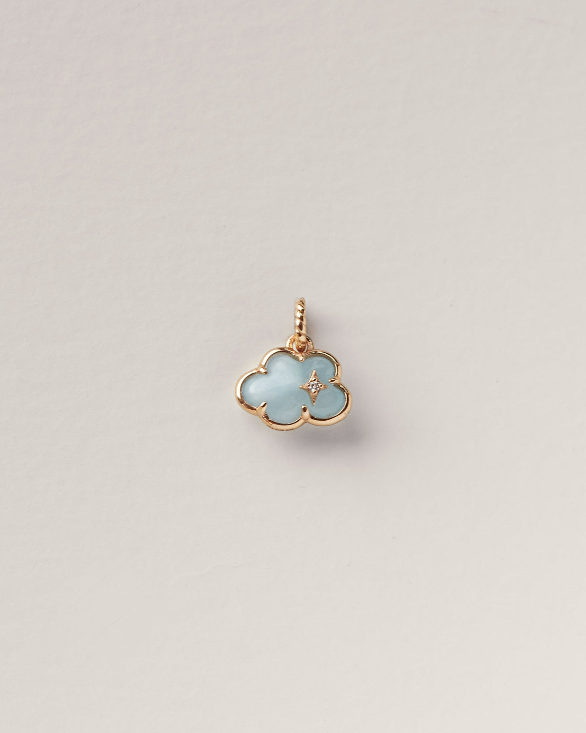 Aquamarine Cloud Charm