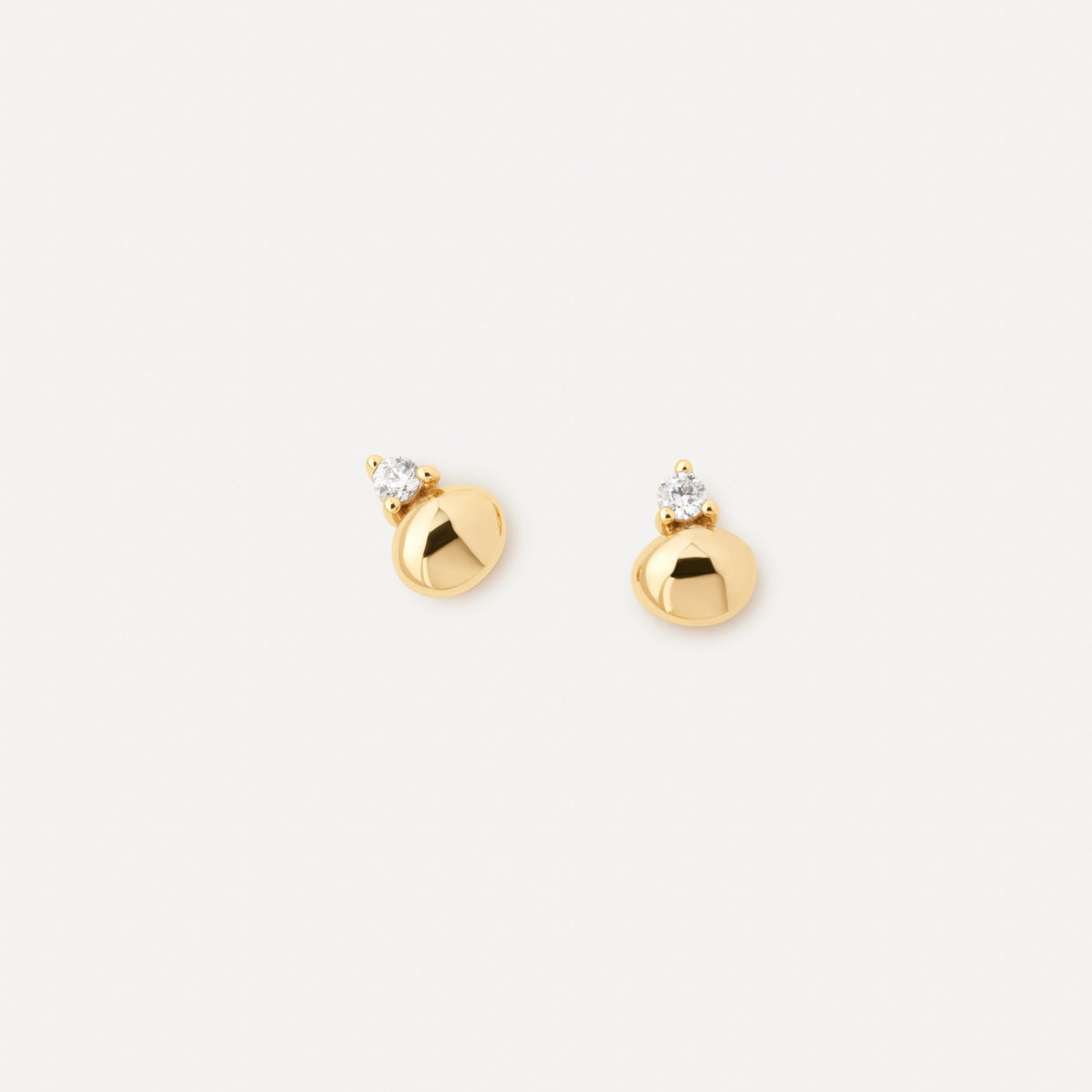 Gleaming Pebble Studs