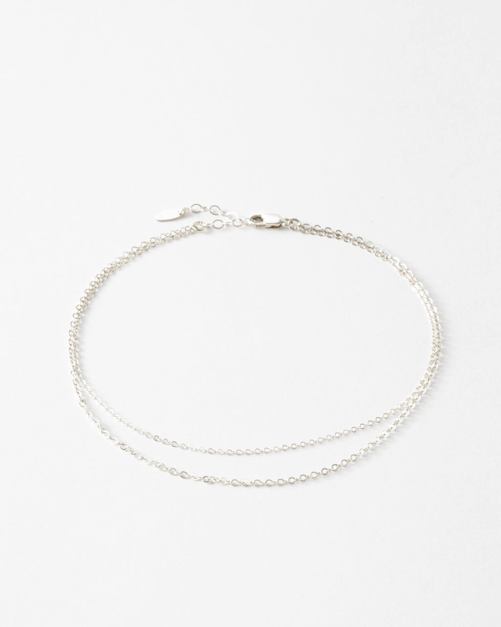 Double Cable Chain Anklet