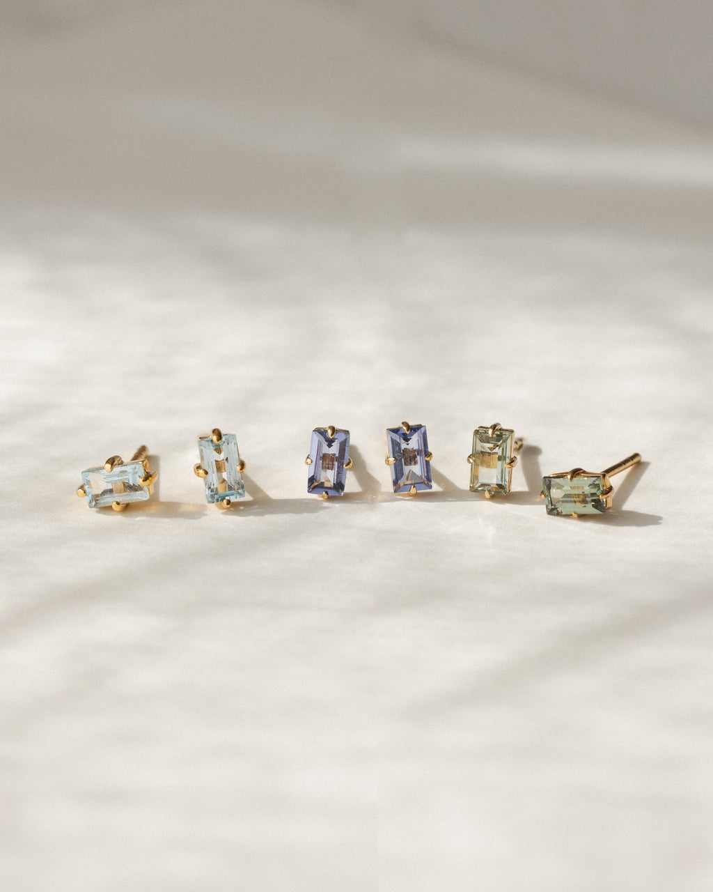 Grand Baguette Studs