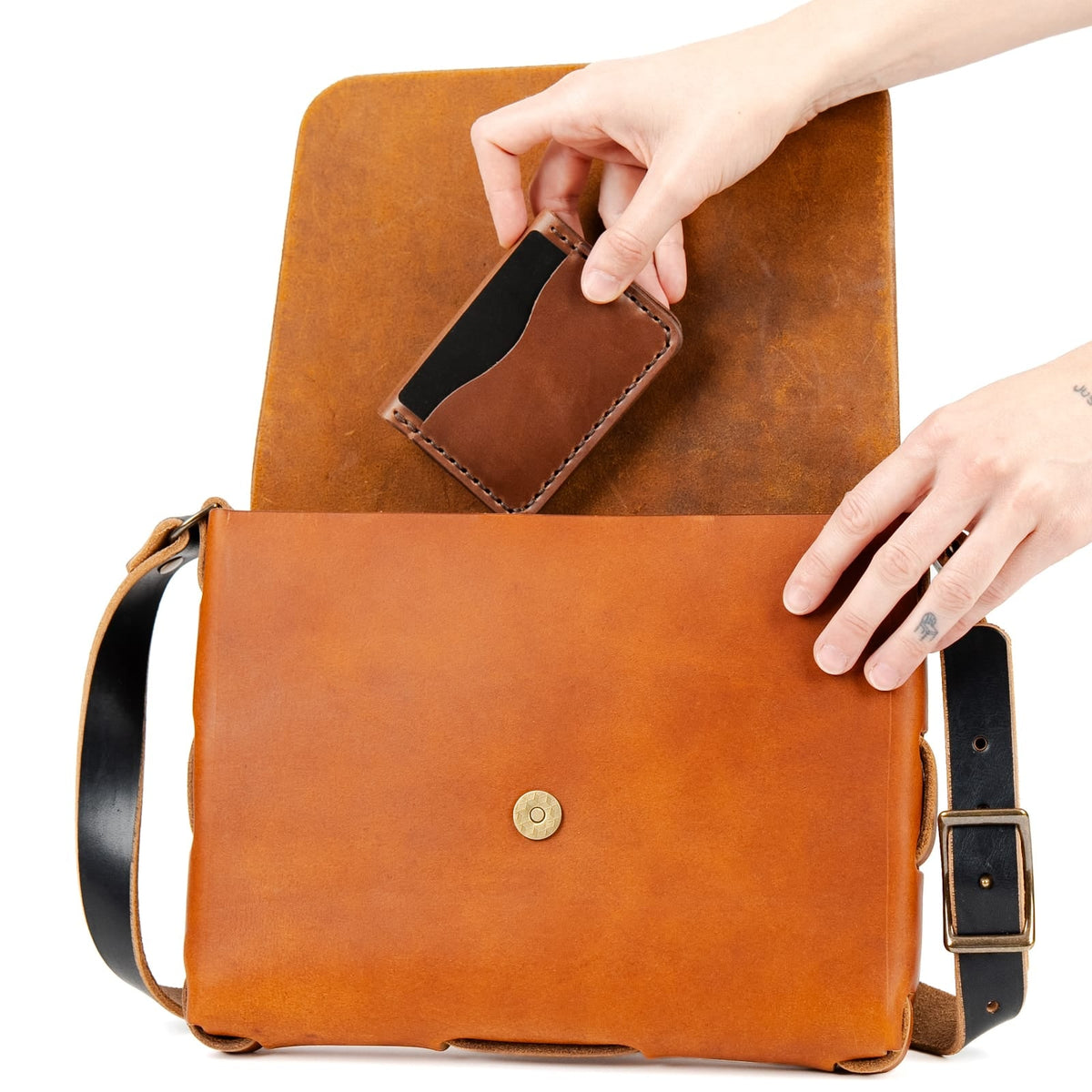 Everyday Leather Satchel — view 12