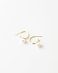 Sia Pearl Huggie Hoops
