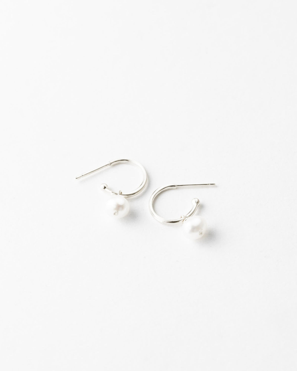 Sia Pearl Huggie Hoops