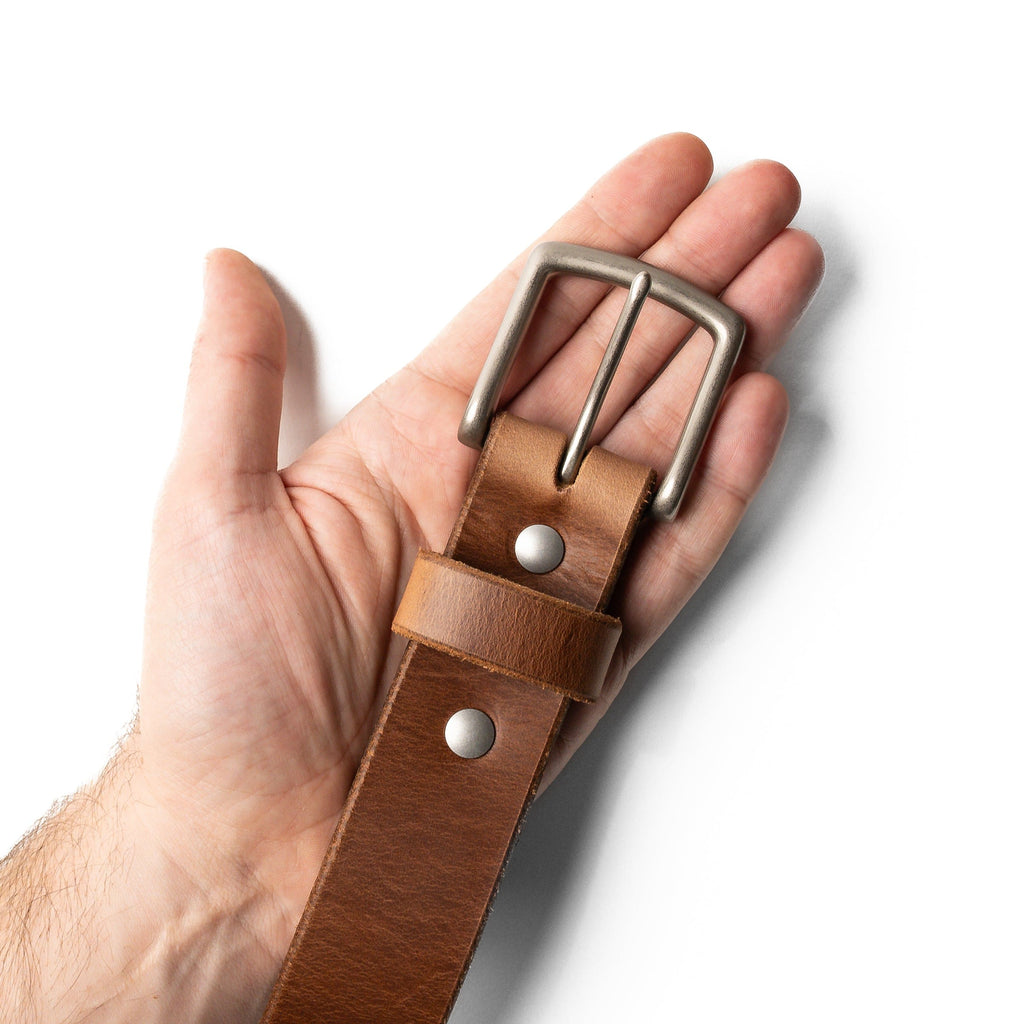 Leather Belt — 1.5" — view 3