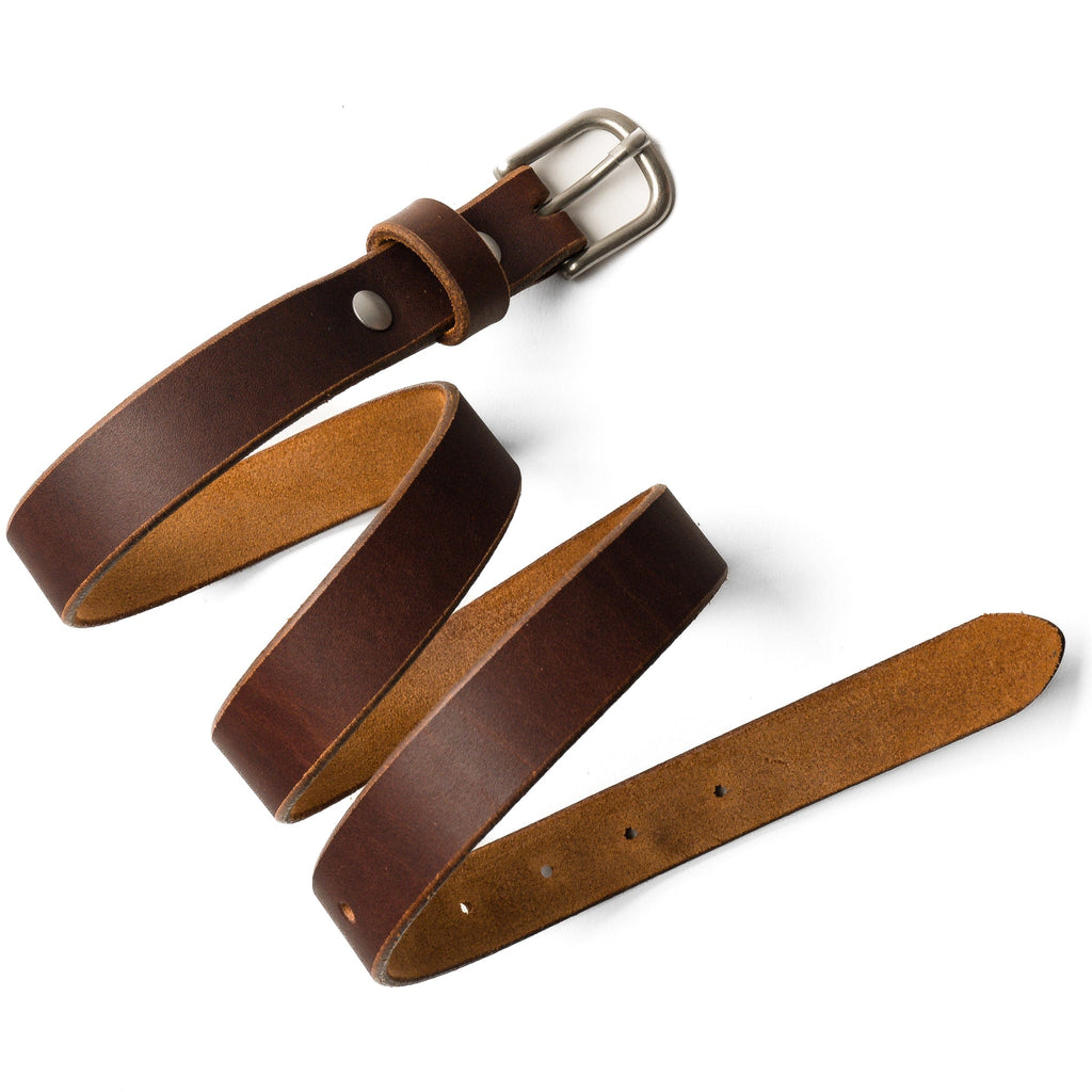 Leather Belt — 1" — view 9