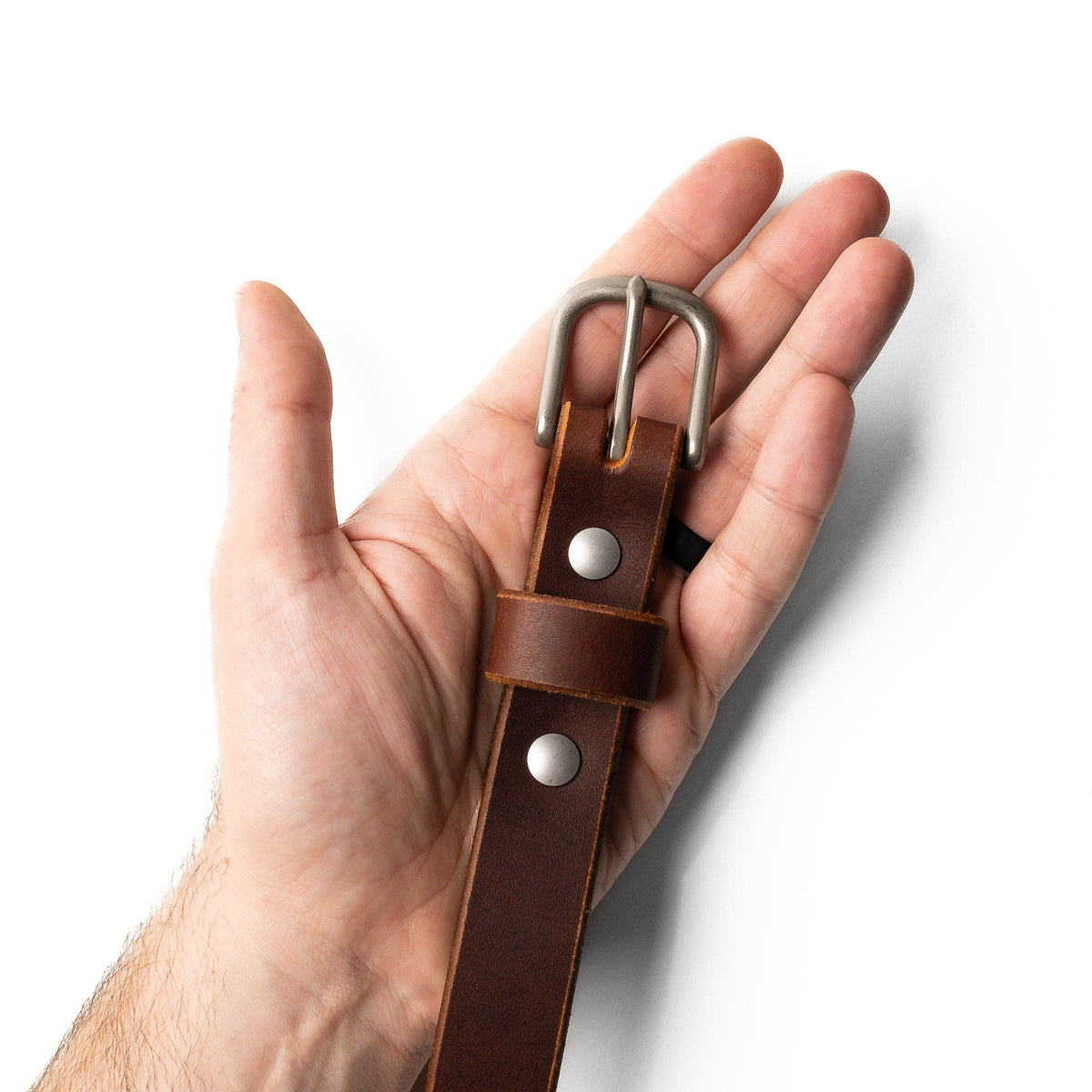 Leather Belt — 1" — view 12