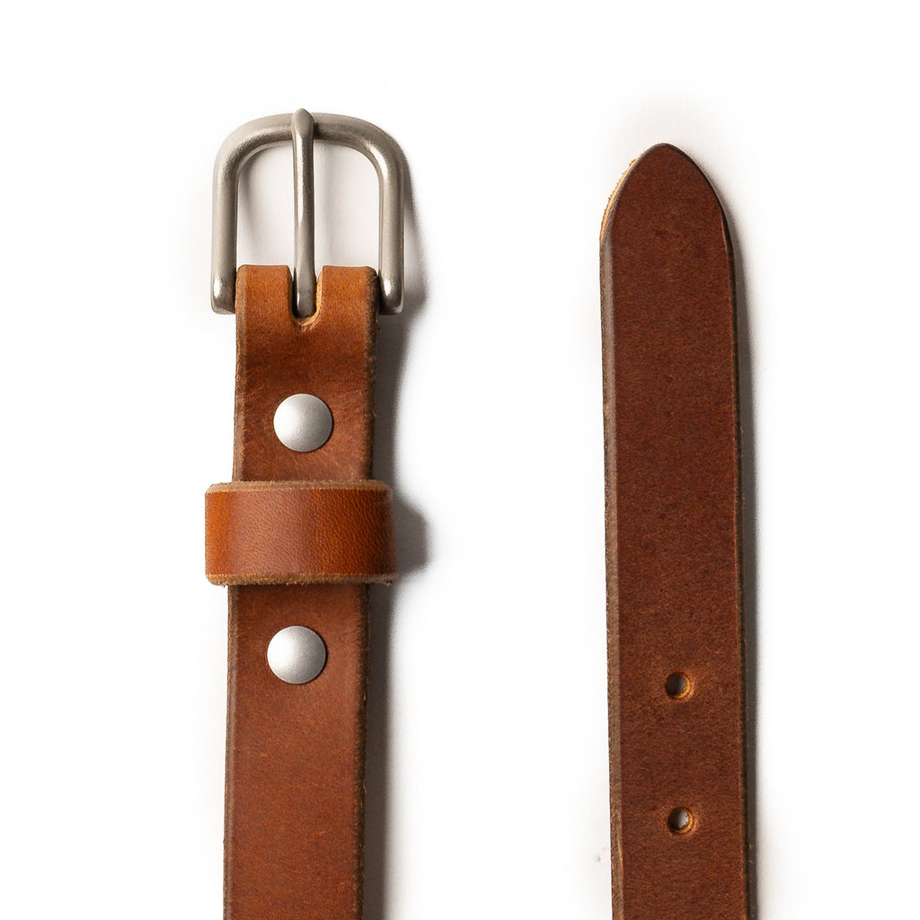Leather Belt — 1" — view 7