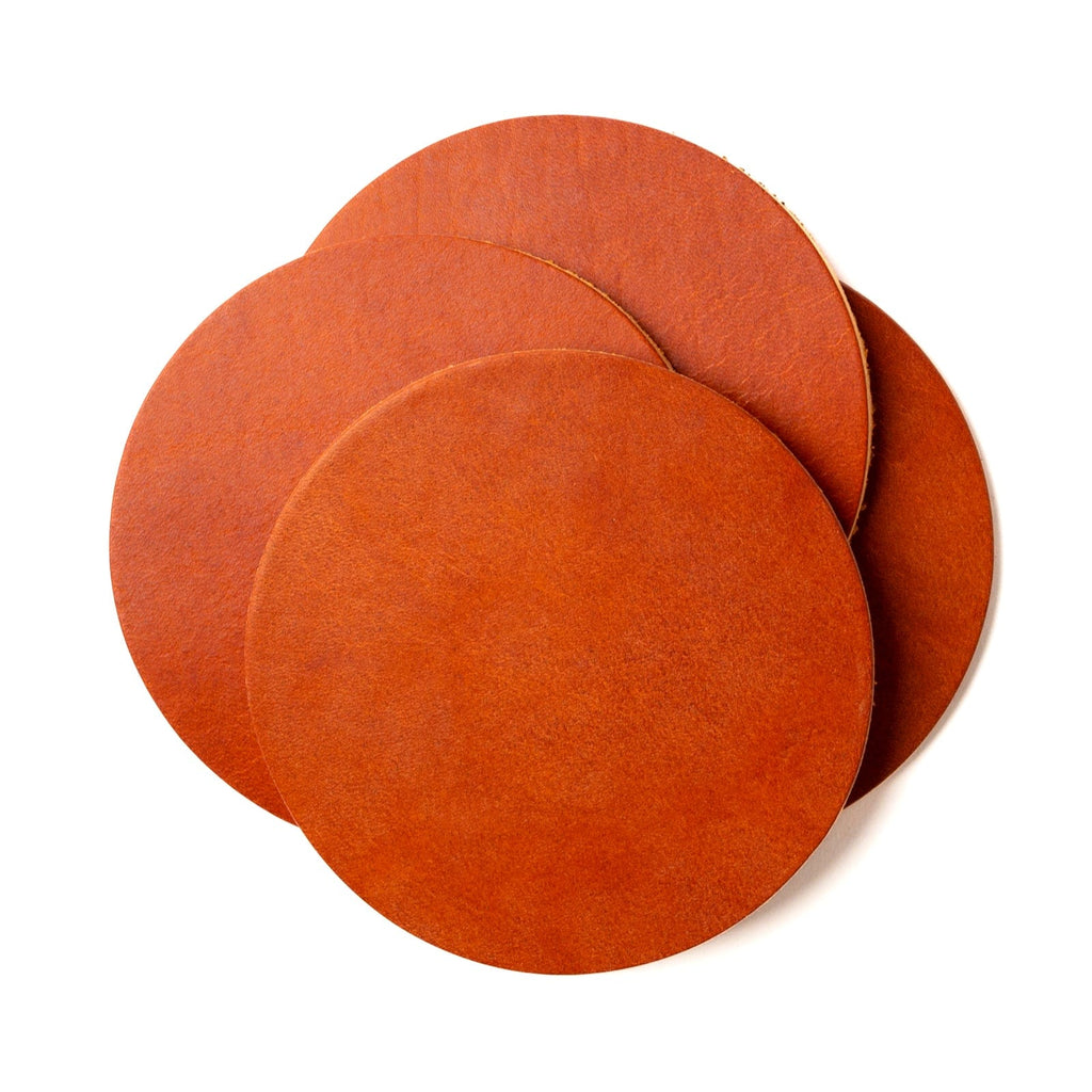 Leather Coasters — Set of 4 — view 3