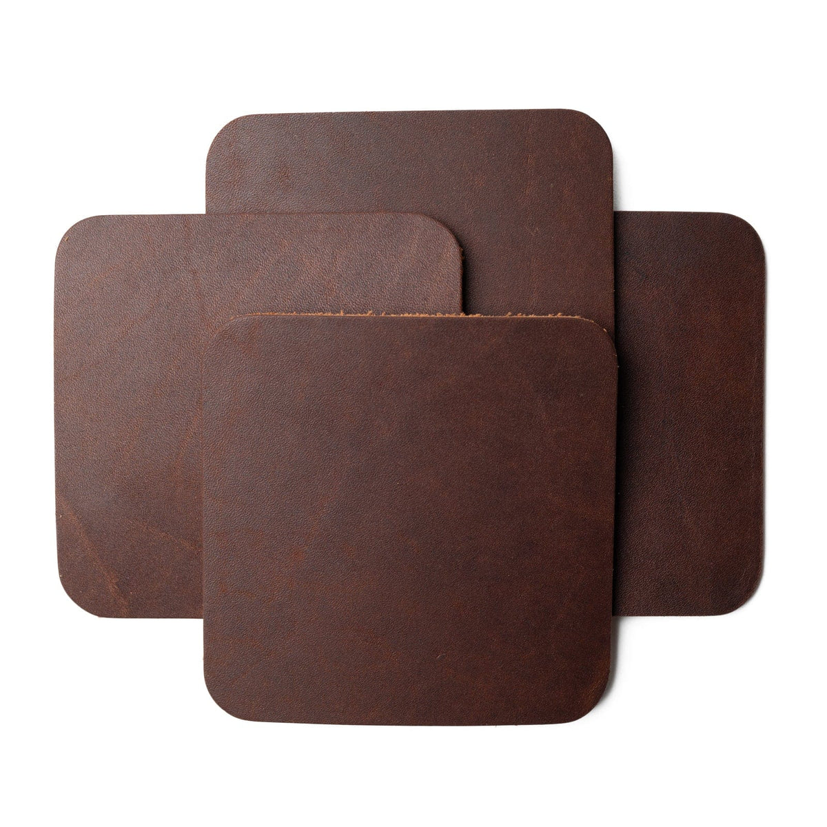 Leather Coasters, Square — Set of 4 — view 5