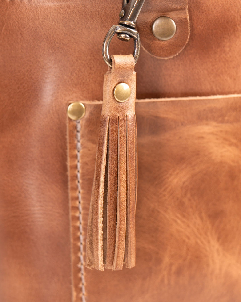 Leather Crossbody Bag — Deluxe — view 7