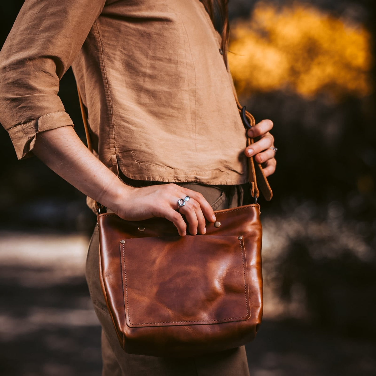 Leather Crossbody Bag — view 3