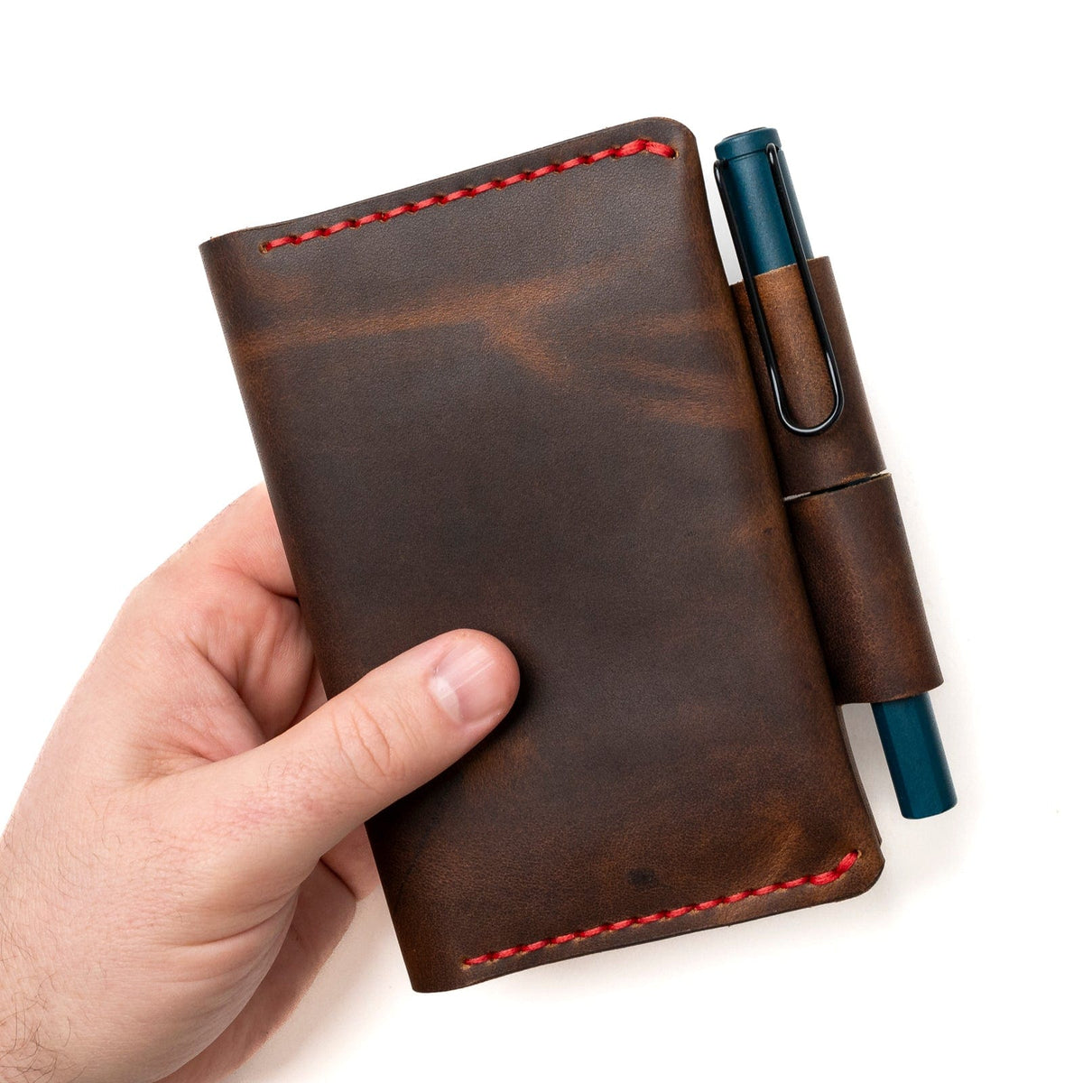 Leather Pocket Notebook Cover — view 3