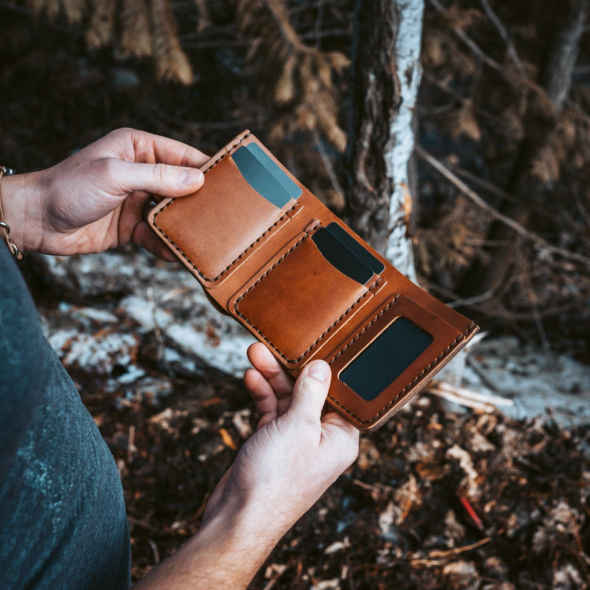 Leather Trifold Wallet — view 20