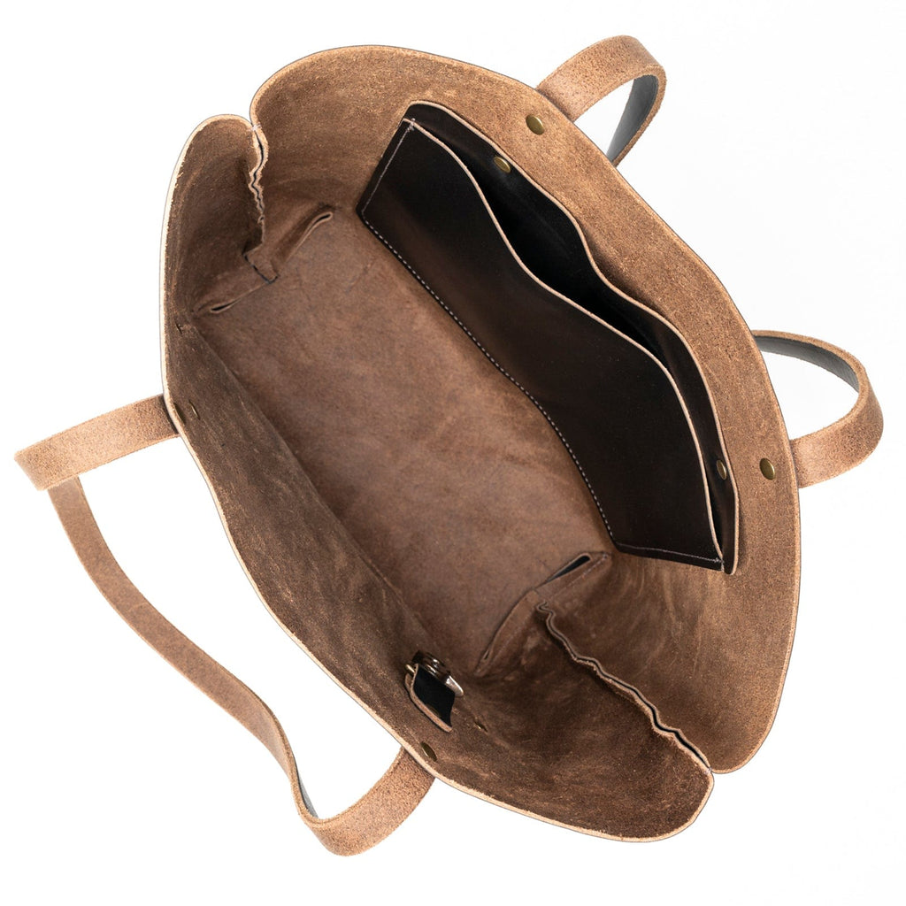 Weekender Leather Tote — view 19