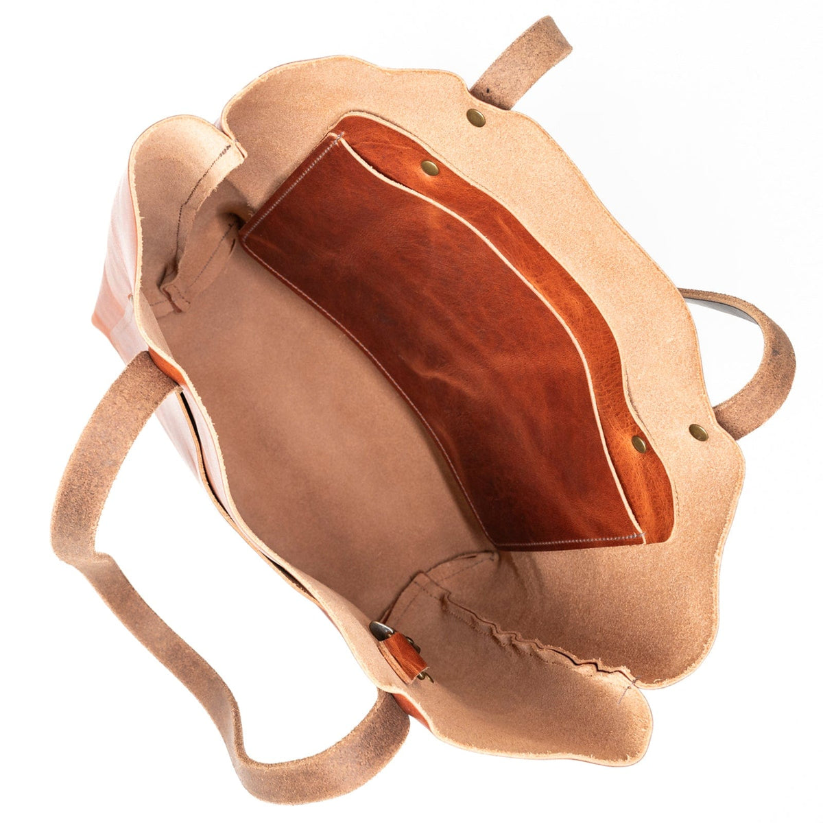 Weekender Leather Tote — view 10