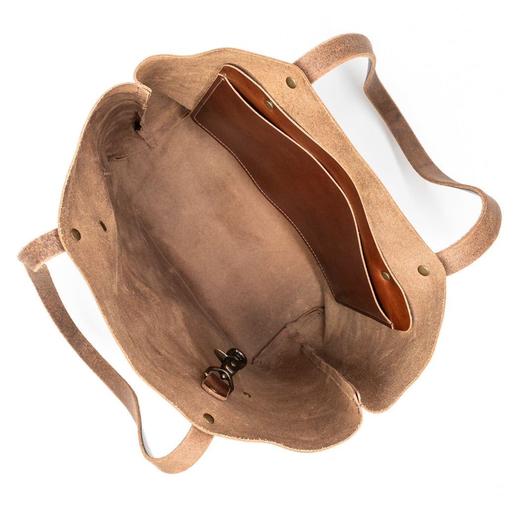 Weekender Leather Tote — view 15