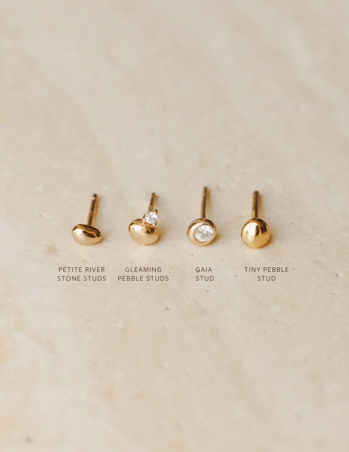 Tiny Pebble Studs
